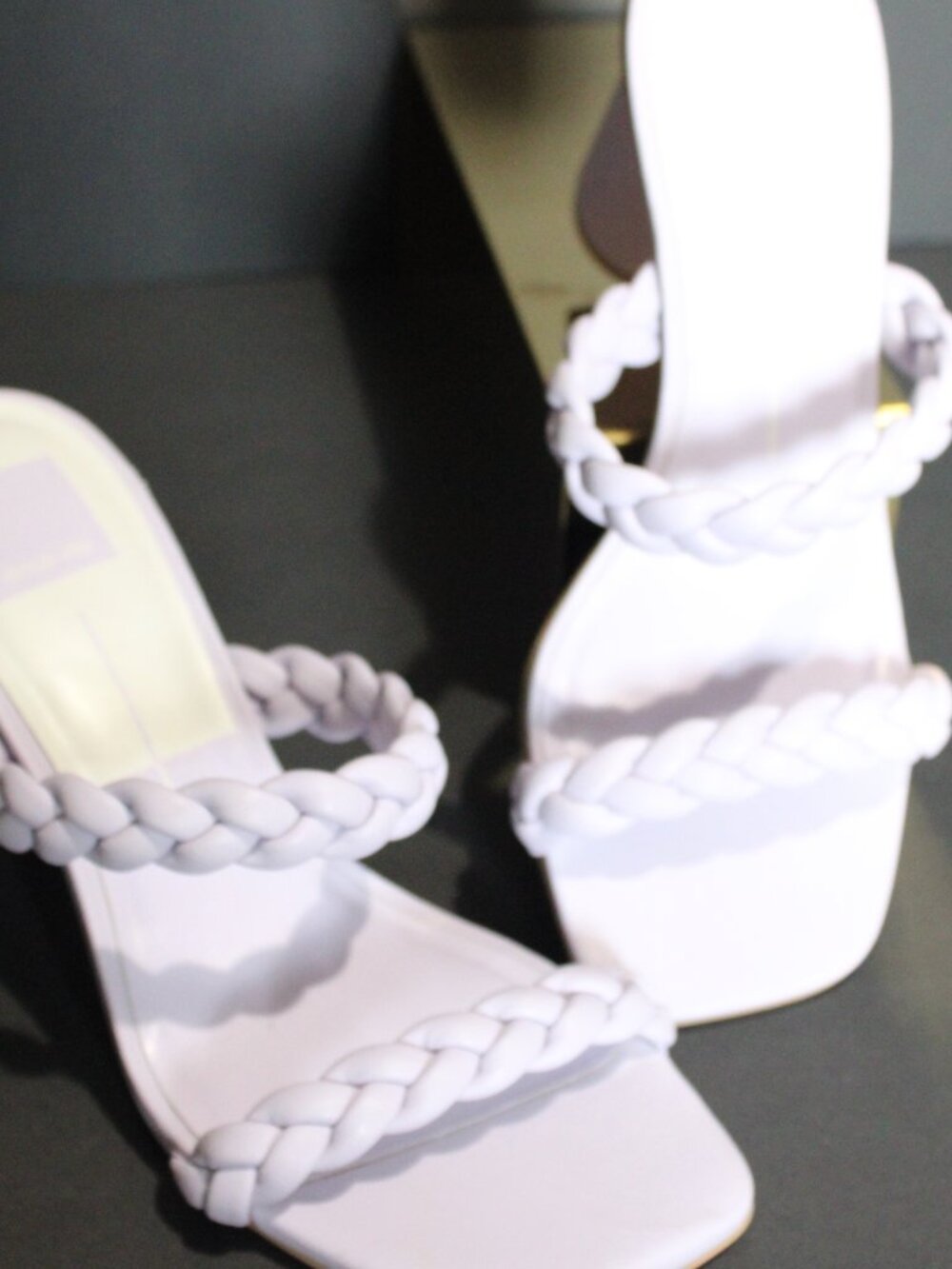 Dolce Vita, Lilac Braided Strappy Heels. Size 7.5